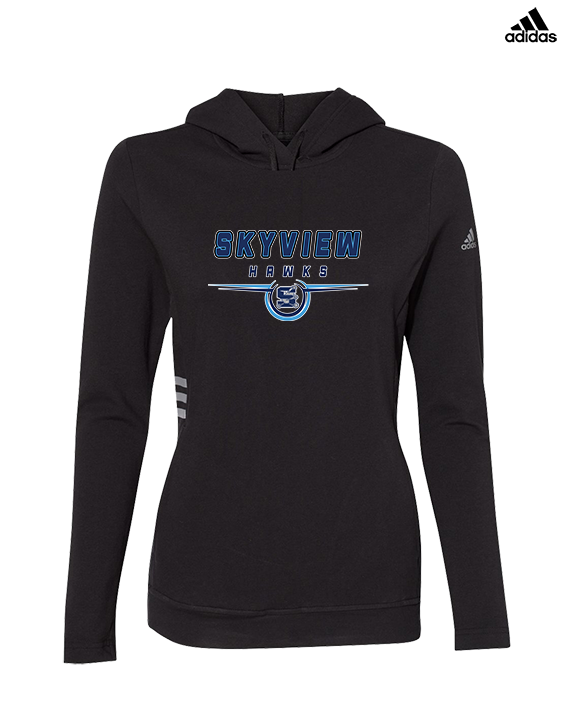 Skyview HS Football Design - Womens Adidas Hoodie