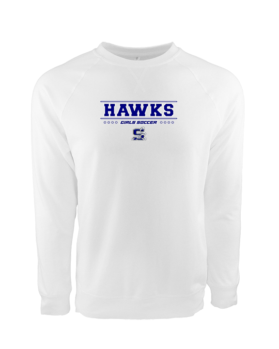 Skyview HS Girls Soccer Border - Crewneck Sweatshirt