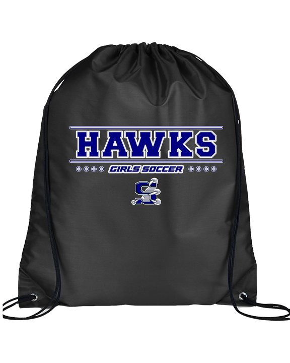 Skyview HS Girls Soccer Border - Drawstring Bag