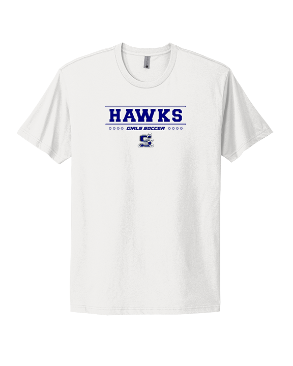Skyview HS Girls Soccer Border - Mens Select Cotton T-Shirt