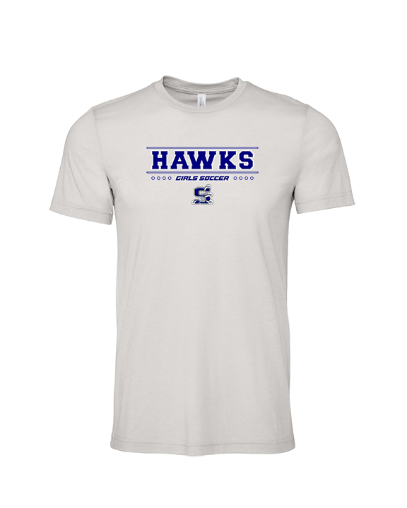 Skyview HS Girls Soccer Border - Tri - Blend Shirt