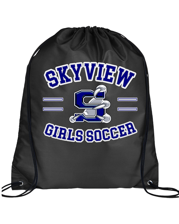 Skyview HS Girls Soccer Curve - Drawstring Bag