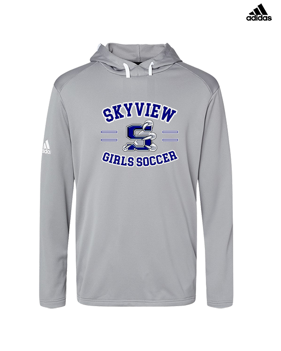 Skyview HS Girls Soccer Curve - Mens Adidas Hoodie