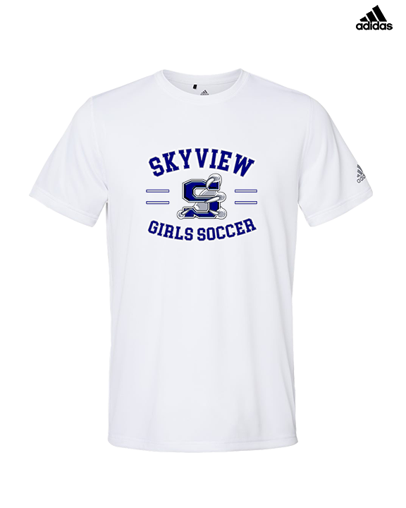 Skyview HS Girls Soccer Curve - Mens Adidas Performance Shirt