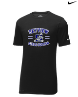 Skyview HS Girls Soccer Curve - Mens Nike Cotton Poly Tee