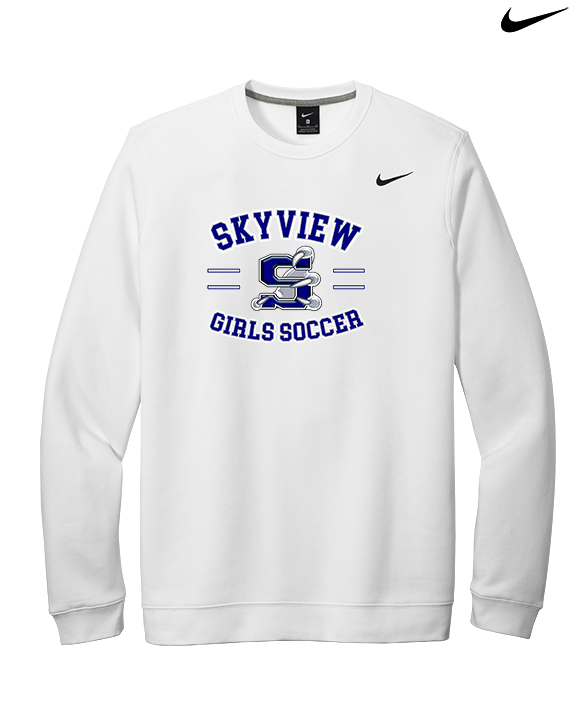 Skyview HS Girls Soccer Curve - Mens Nike Crewneck