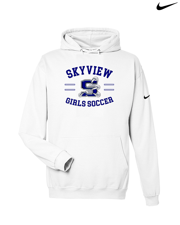 Skyview HS Girls Soccer Curve - Nike Club Fleece Hoodie