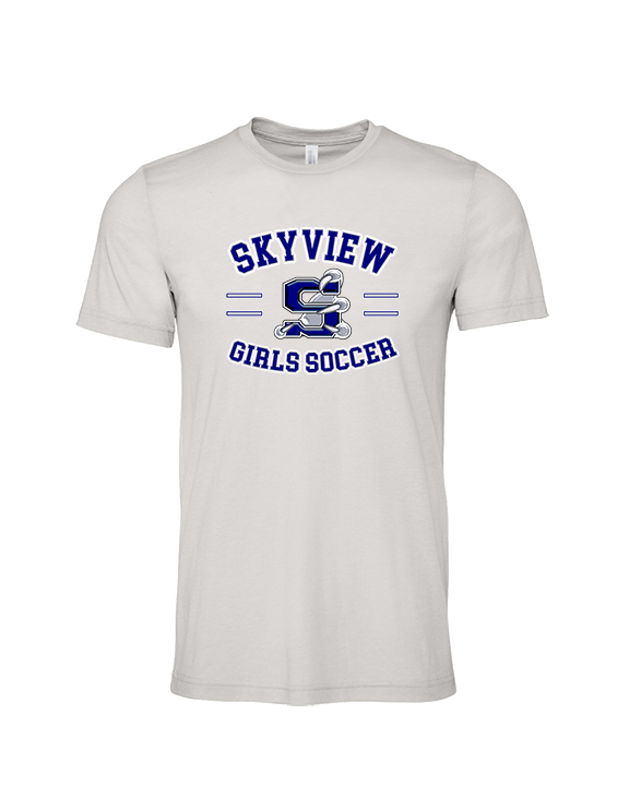 Skyview HS Girls Soccer Curve - Tri - Blend Shirt