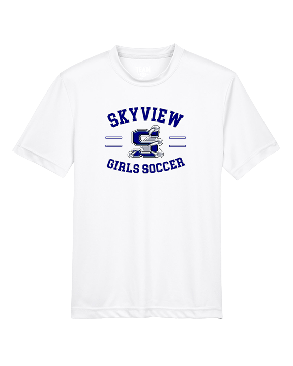 Skyview HS Girls Soccer Curve - Youth Performance Shirt
