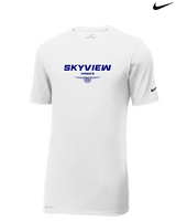 Skyview HS Girls Soccer Design - Mens Nike Cotton Poly Tee