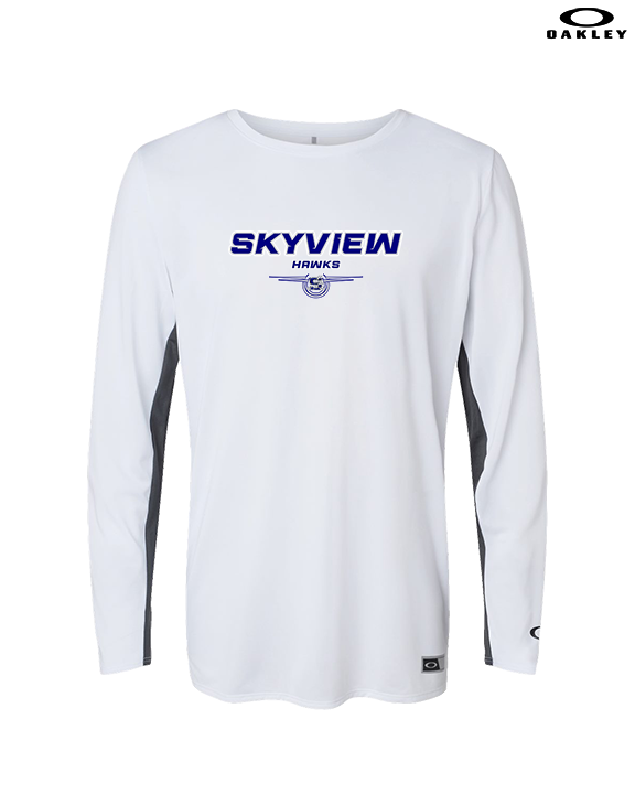 Skyview HS Girls Soccer Design - Mens Oakley Longsleeve