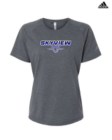 Skyview HS Girls Soccer Design - Womens Adidas Performance Shirt