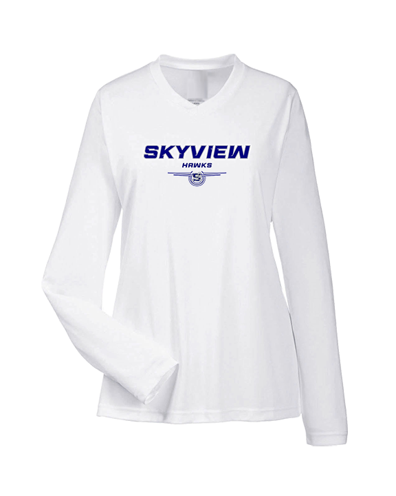 Skyview HS Girls Soccer Design - Womens Performance Longsleeve