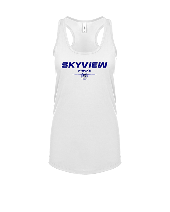 Skyview HS Girls Soccer Design - Womens Tank Top