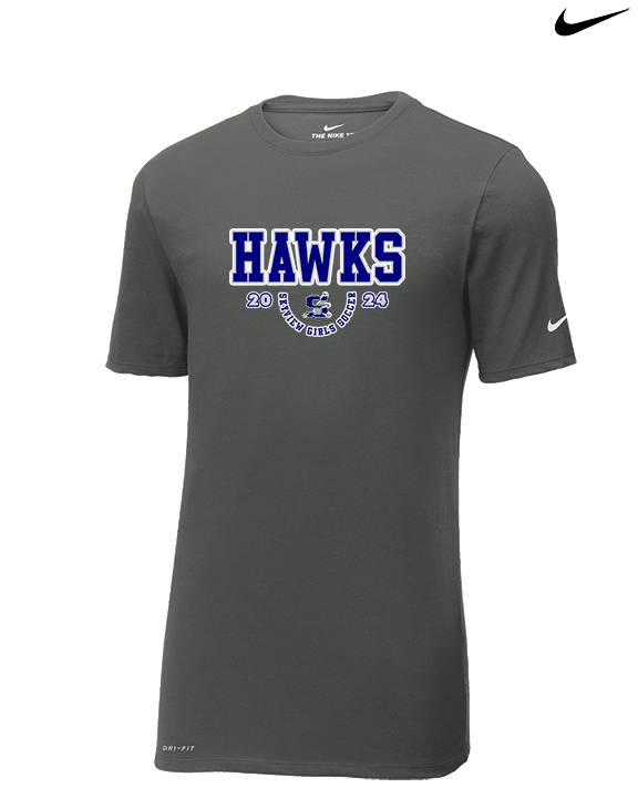 Skyview HS Girls Soccer Swoop - Mens Nike Cotton Poly Tee