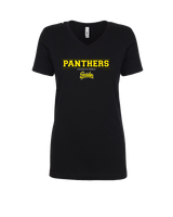Snider HS Girls Track & Field Border - Womens V-Neck