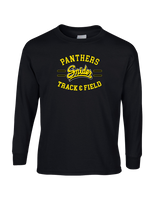 Snider HS Girls Track & Field Curve - Mens Cotton Long Sleeve