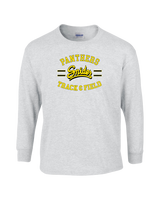 Snider HS Girls Track & Field Curve - Mens Cotton Long Sleeve