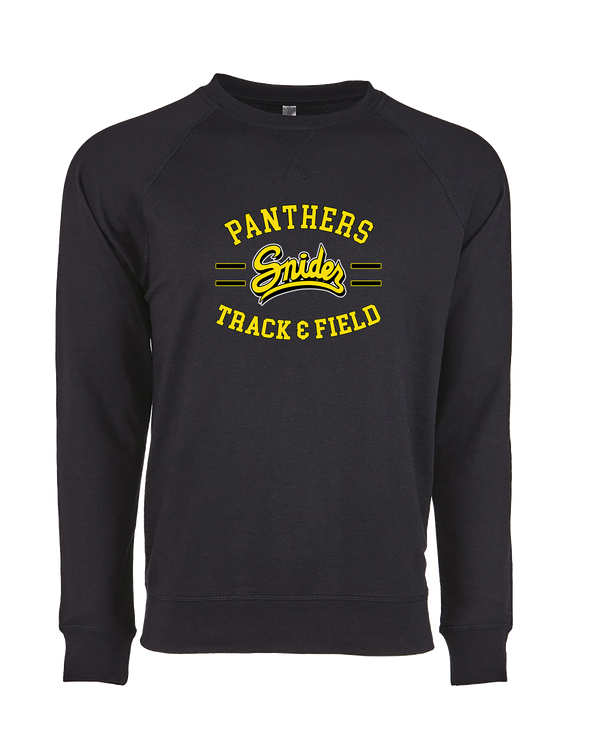 Snider HS Girls Track & Field Curve - Crewneck Sweatshirt
