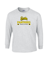 Snider HS Girls Track & Field Stacked - Mens Cotton Long Sleeve