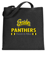 Snider HS Girls Track & Field Stacked - Tote Bag