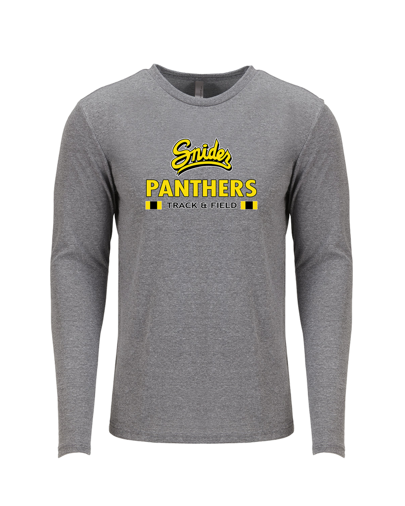 Snider HS Girls Track & Field Stacked - Tri Blend Long Sleeve