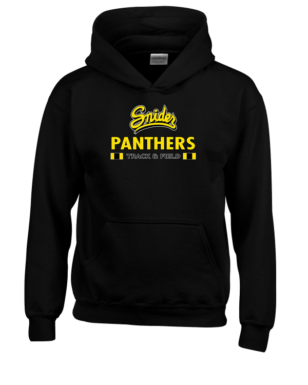 Snider HS Girls Track & Field Stacked - Cotton Hoodie