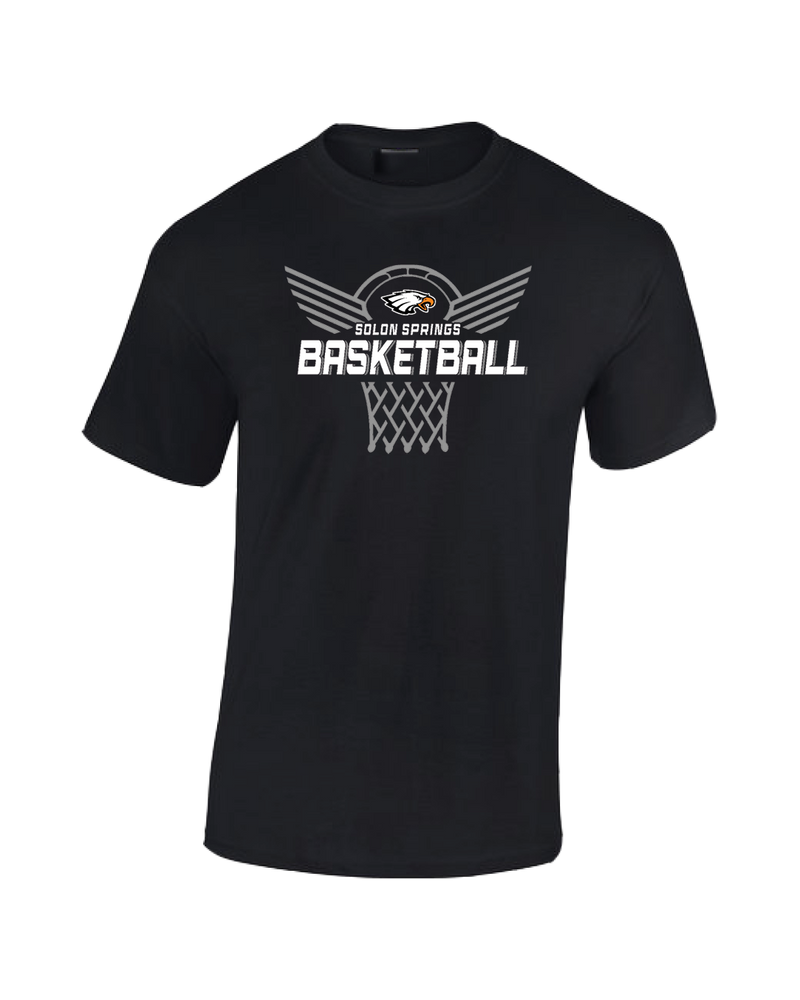 Solon Springs HS Nothing But Net - Cotton T-Shirt