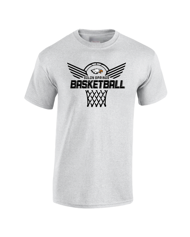 Solon Springs HS Nothing But Net - Cotton T-Shirt