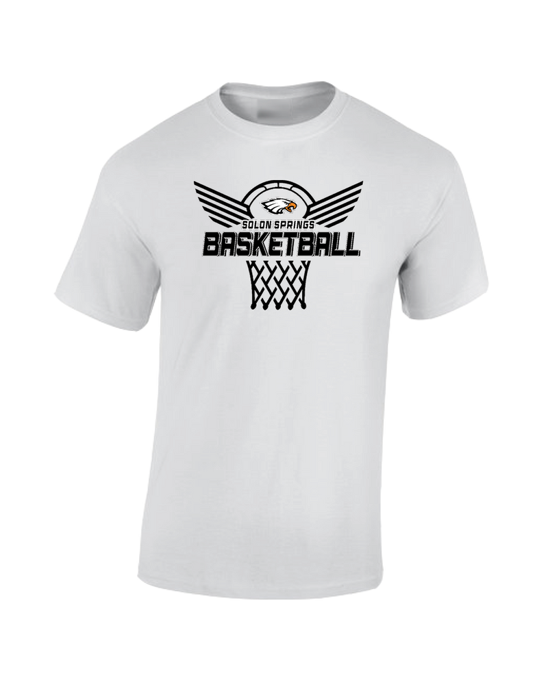 Solon Springs HS Nothing But Net - Cotton T-Shirt