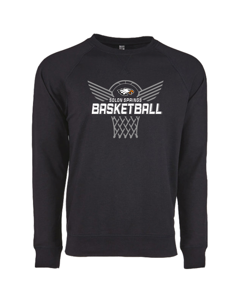 Solon Springs HS Nothing But Net - Crewneck Sweatshirt
