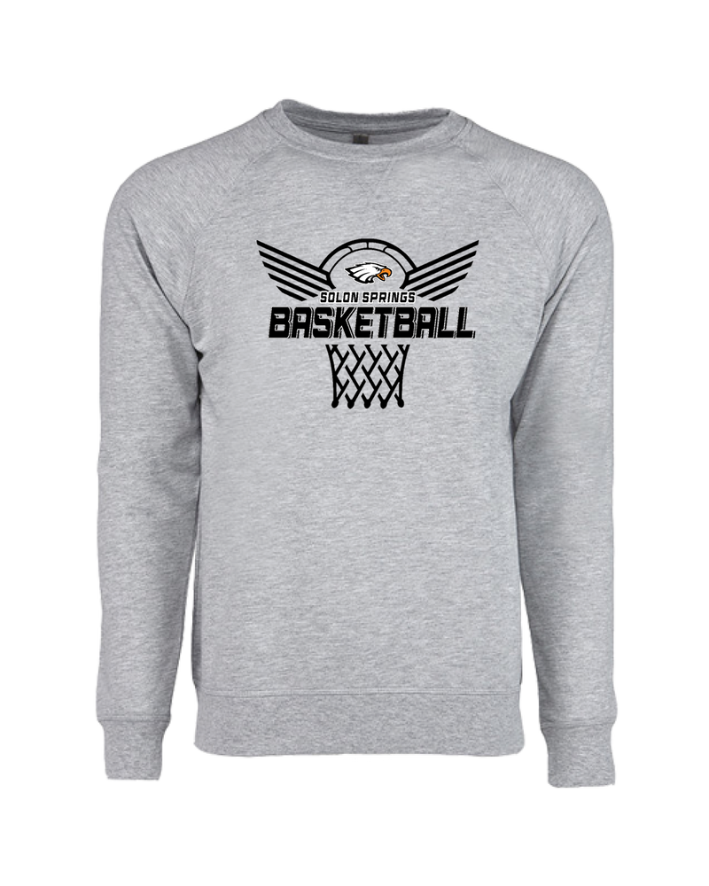 Solon Springs HS Nothing But Net - Crewneck Sweatshirt
