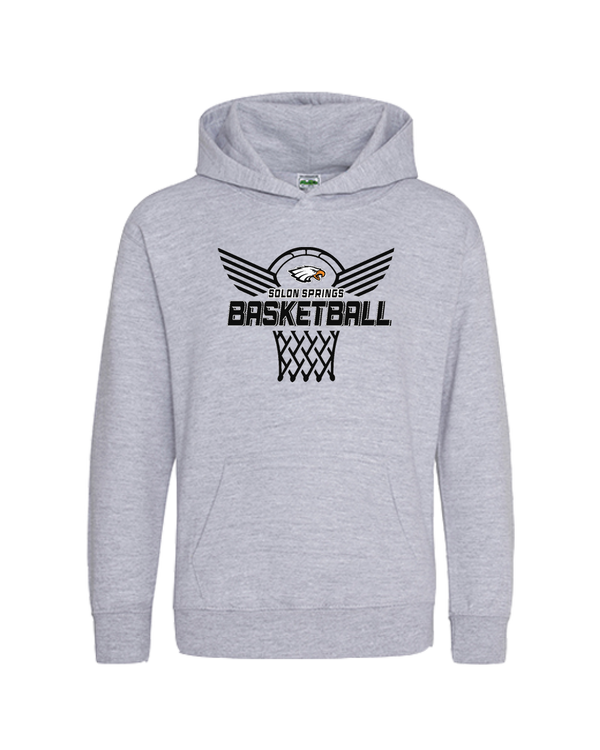Solon Springs HS Nothing But Net - Cotton Hoodie
