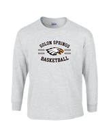 Solon Springs HS Basketball Curve - Cotton Longsleeve