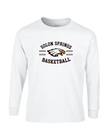 Solon Springs HS Basketball Curve - Cotton Longsleeve