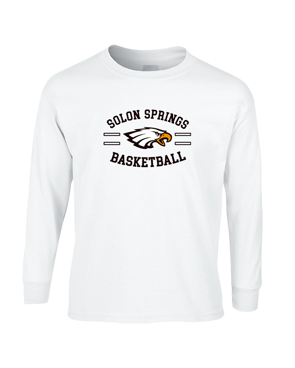 Solon Springs HS Basketball Curve - Cotton Longsleeve
