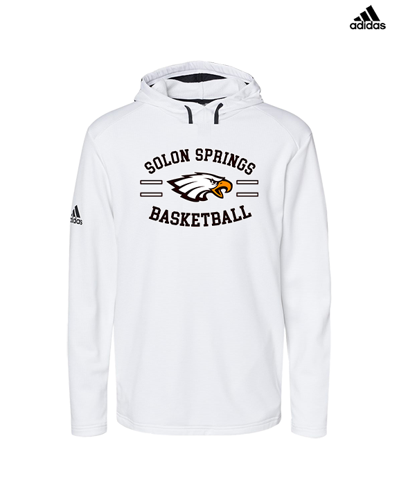 Solon Springs HS Basketball Curve - Mens Adidas Hoodie