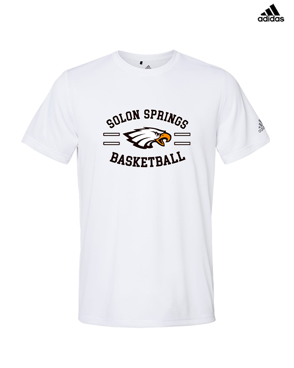 Solon Springs HS Basketball Curve - Mens Adidas Performance Shirt