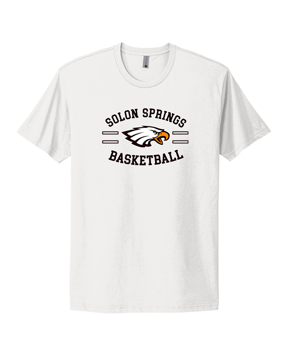 Solon Springs HS Basketball Curve - Mens Select Cotton T-Shirt