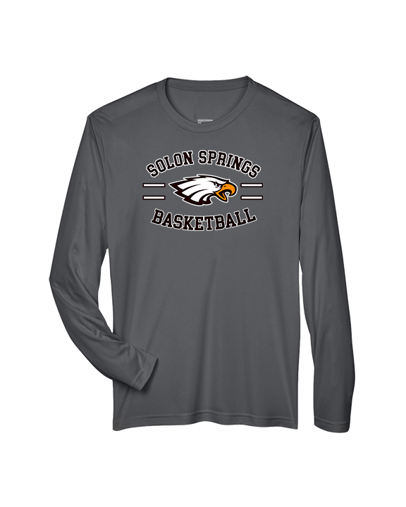 Solon Springs HS Basketball Curve - Performance Longsleeve
