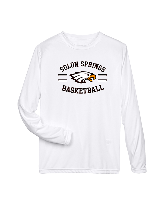 Solon Springs HS Basketball Curve - Performance Longsleeve