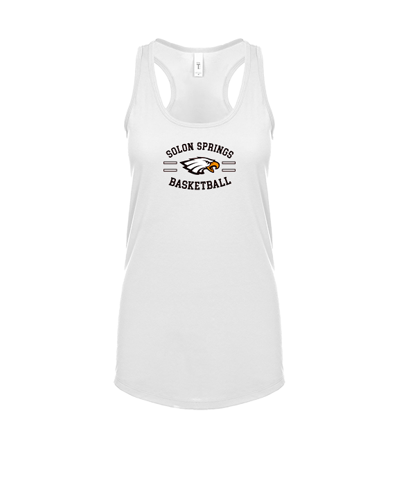 Solon Springs HS Basketball Curve - Womens Tank Top