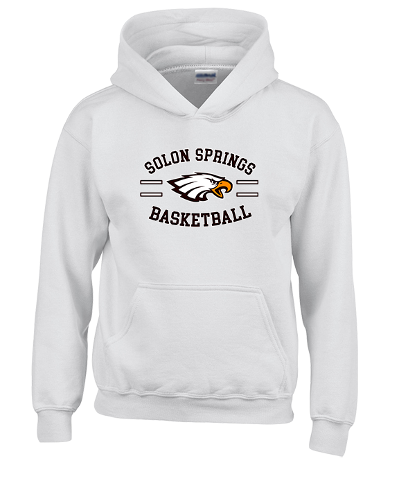 Solon Springs HS Basketball Curve - Youth Hoodie