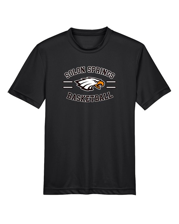 Solon Springs HS Basketball Curve - Youth Performance Shirt