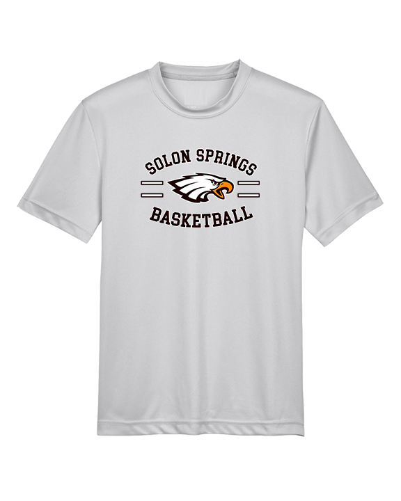 Solon Springs HS Basketball Curve - Youth Performance Shirt