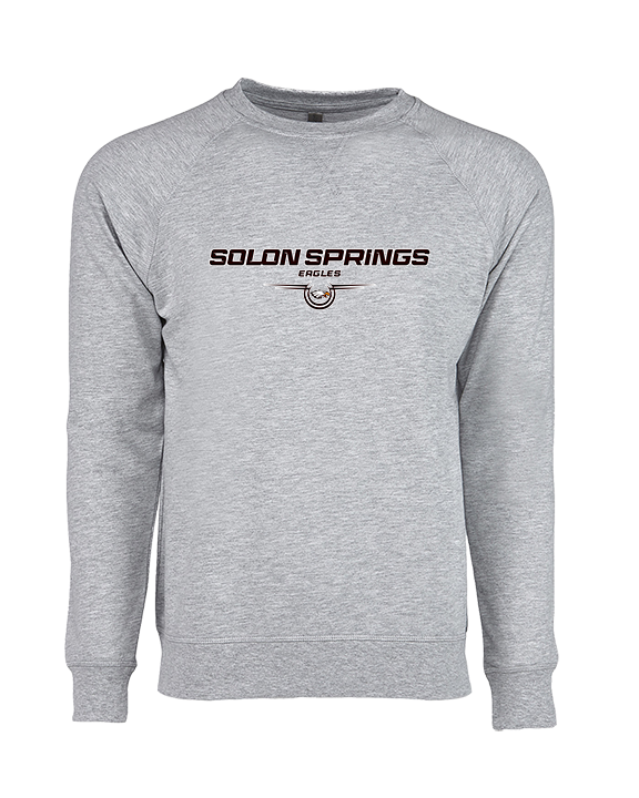Solon Springs HS Basketball Design - Crewneck Sweatshirt