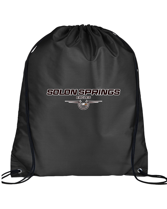 Solon Springs HS Basketball Design - Drawstring Bag