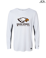 Solon Springs HS Basketball Stacked - Mens Oakley Longsleeve