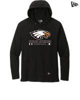 Solon Springs HS Basketball Stacked - New Era Tri-Blend Hoodie