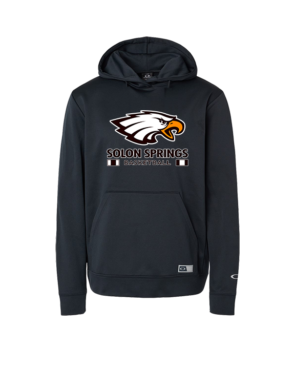 Solon Springs HS Basketball Stacked - Oakley Performance Hoodie